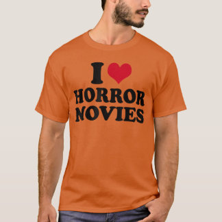I Love Horror Movies vintage T-Shirt