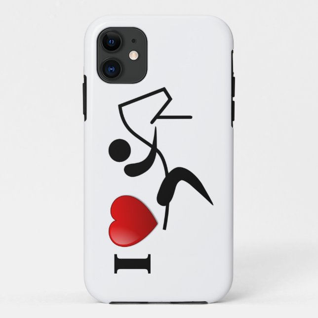 I love horseback riding on a iPhone case (Back)