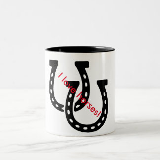 "I Love Horses" 11oz Coffee Mug