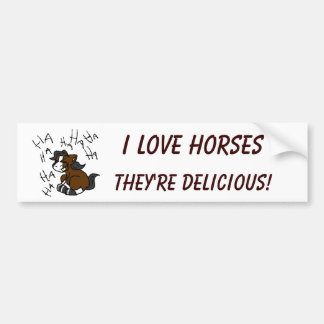 I LOVE HORSES #2 Bumper Sticker
