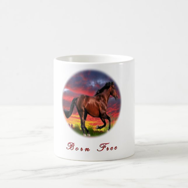 I love Horses Coffee Mug (Center)