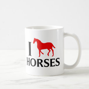 I Love Horses Coffee Mug