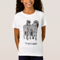 I love horses! Cute Icelandic ponies