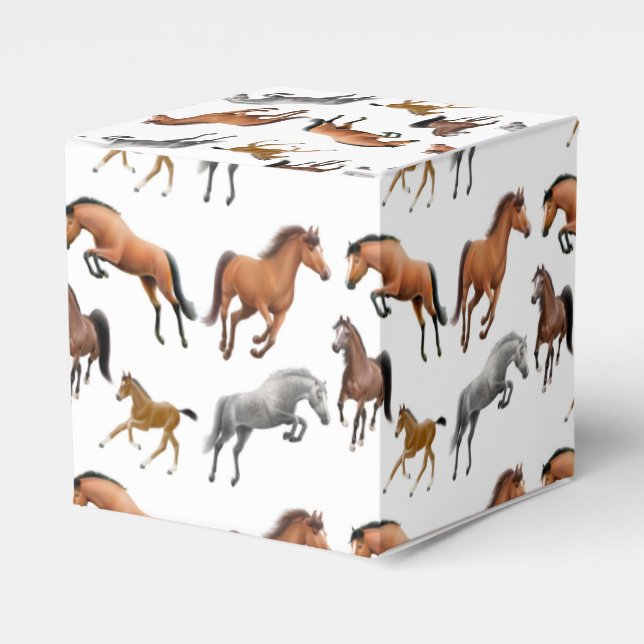 I Love Horses Favour Boxes (Front Side)