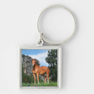 I love Horses Key Ring