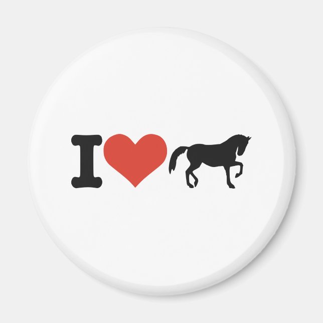 I love Horses Magnet (Front)
