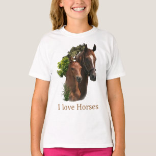 I love Horses T-Shirt