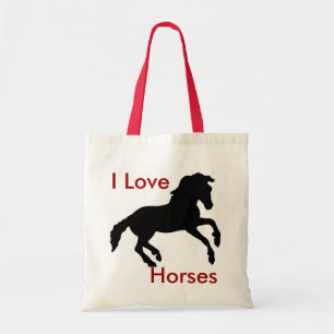 I love Horses Tote Bag