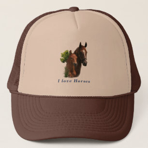 I love Horses Trucker Hat