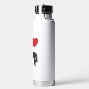I Love Horses Vintage Engraving Shirt Design_1 Water Bottle