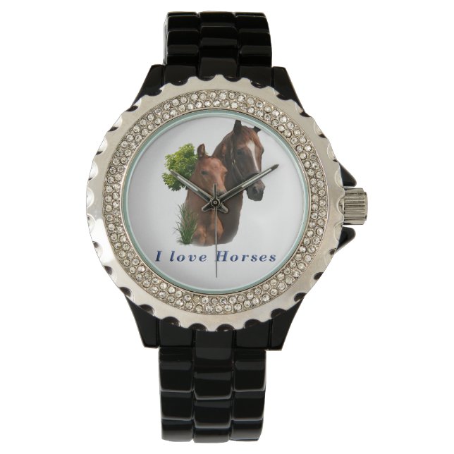 I love horses watch (Front)