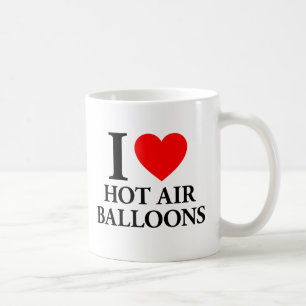 I Love Hot Air Balloons Coffee Mug
