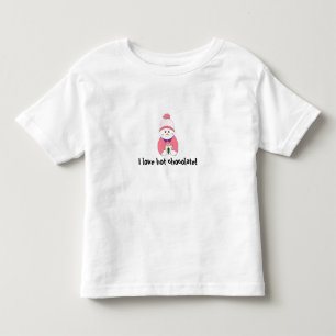 I love hot chocolate! - toddler t-shirt