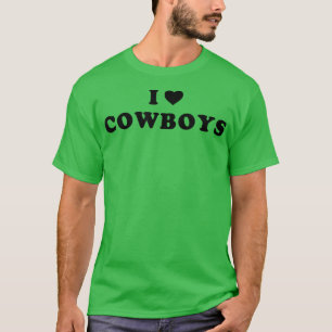I Love Hot Cowboys I Heart Cowboys T-Shirt