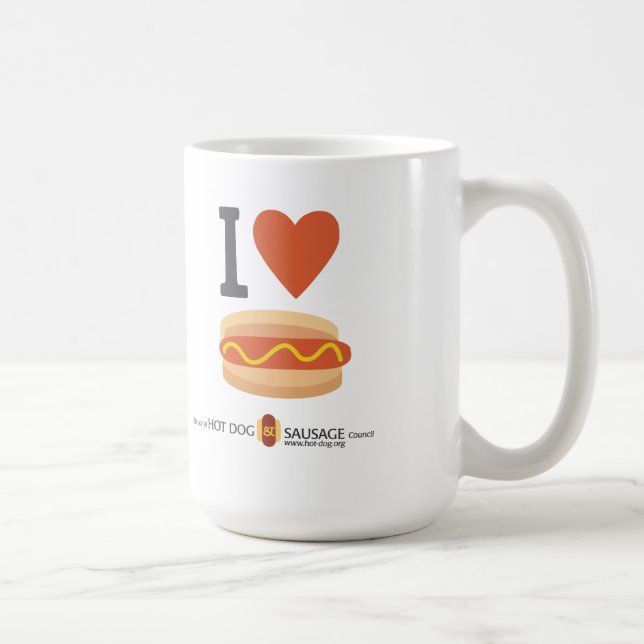 I love Hot Dogs Coffee Mug (Right)