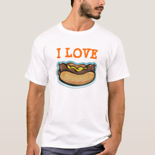 I Love Hot-Dogs - T-shirt