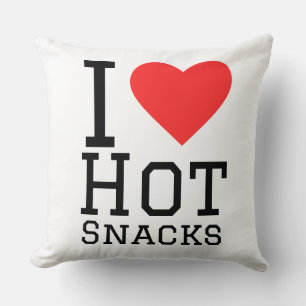 I love hot snacks cushion