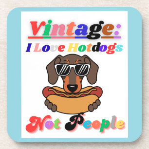 I Love Hotdogs,not People Coaster