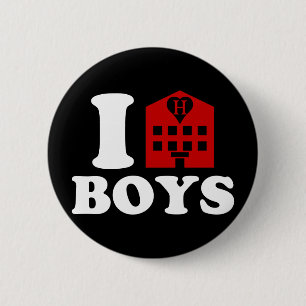 I Love Hotel Boys 6 Cm Round Badge