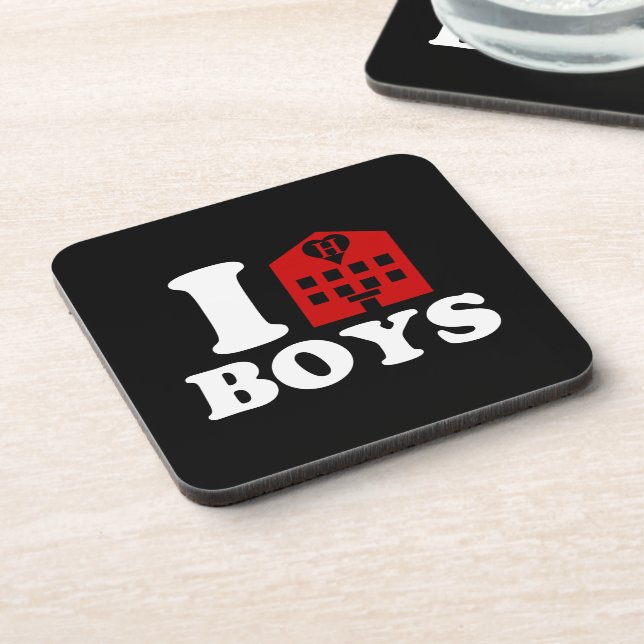 I Love Hotel Boys Coaster (Left Side)