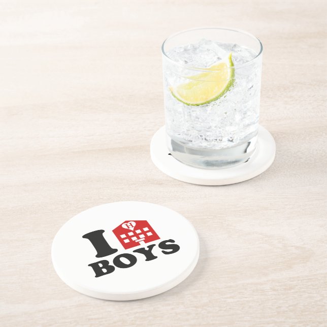 I Love Hotel Boys Coaster (Side)
