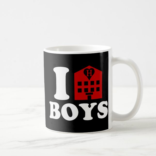 I Love Hotel Boys Coffee Mug (Right)