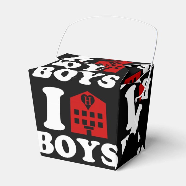 I Love Hotel Boys Favour Box (Front Side)