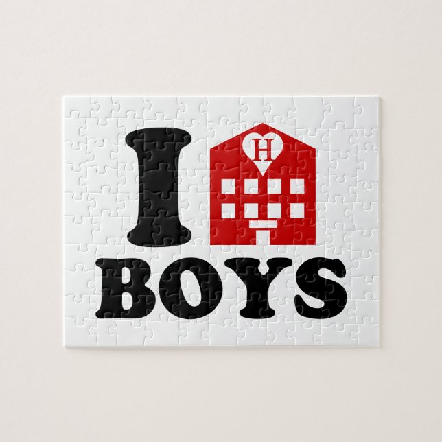 I Love Hotel Boys Jigsaw Puzzle (Horizontal)