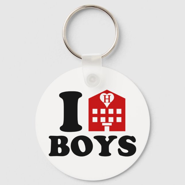 I Love Hotel Boys Key Ring (Front)