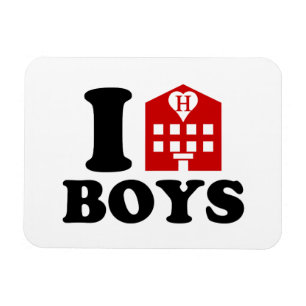 I Love Hotel Boys Magnet