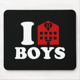 I Love Hotel Boys Mouse Mat
