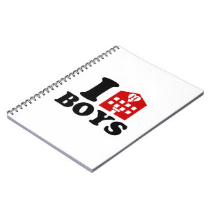 I Love Hotel Boys Notebook