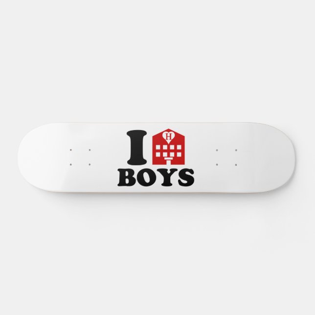 I Love Hotel Boys Skateboard (Horz)