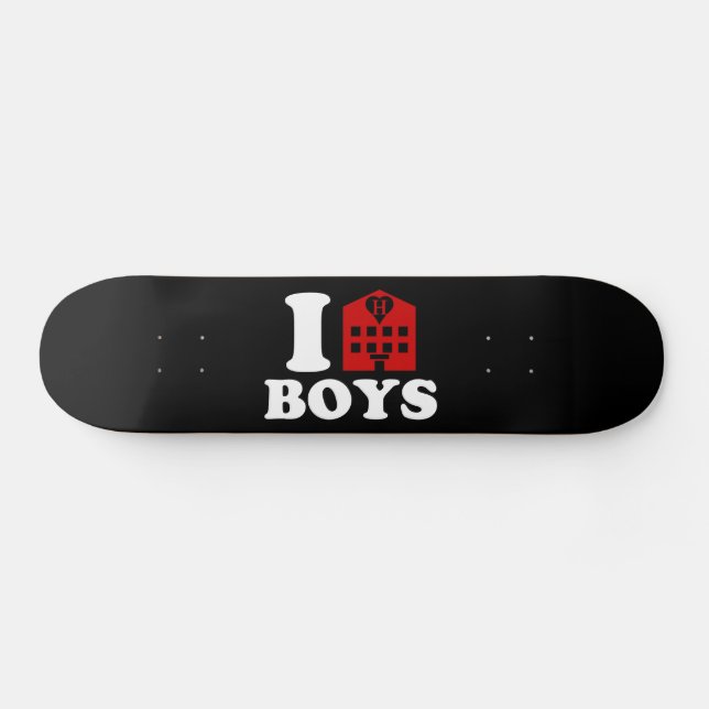 I Love Hotel Boys Skateboard (Horz)
