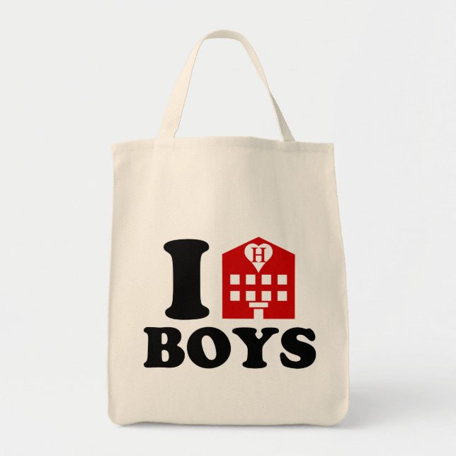 I Love Hotel Boys Tote Bag (Front)