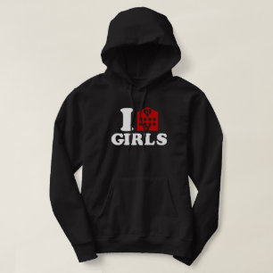 I Love Hotel Girls Hoodie