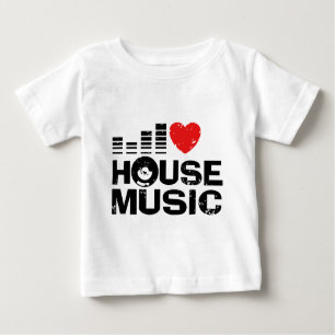 I Love House Music Baby T-Shirt