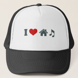 I Love House Music Baseball Hat | Ibiza Dancing