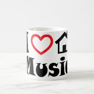 I Love House Music Coffee Mug