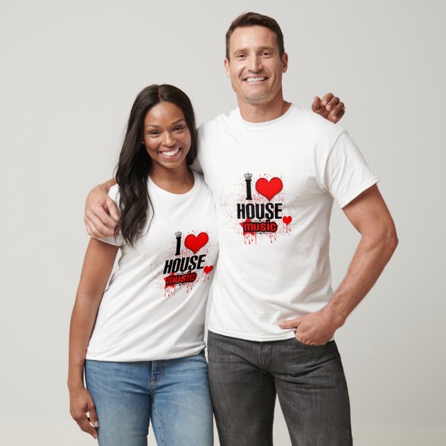 I love house music T-Shirt (Unisex)