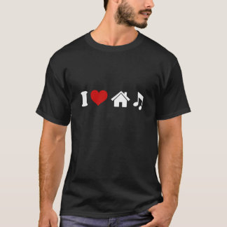 I Love House Music T-Shirt | Ibiza Dance DJ Gift
