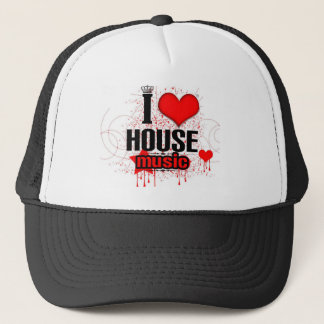 I love House Music Trucker Hat