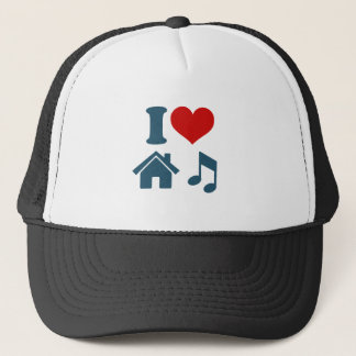 I Love House Music Trucker Hat | Ibiza Dancing