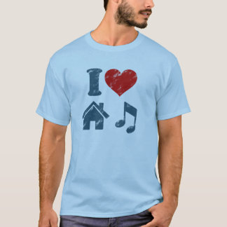 I Love House Music Vintage T-Shirt | Music Gifts