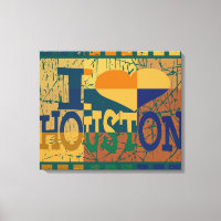 I love Houston and pop art vintage
