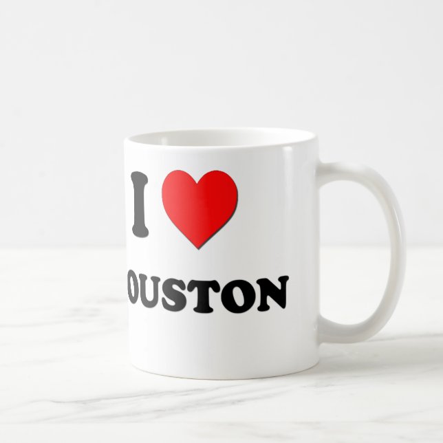 I love Houston Coffee Mug (Right)