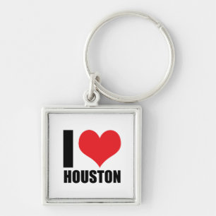 I love Houston Key Ring