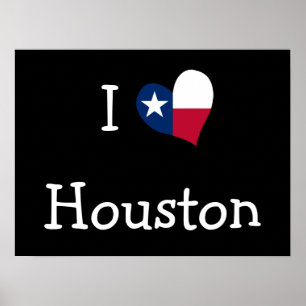 I Love Houston Poster