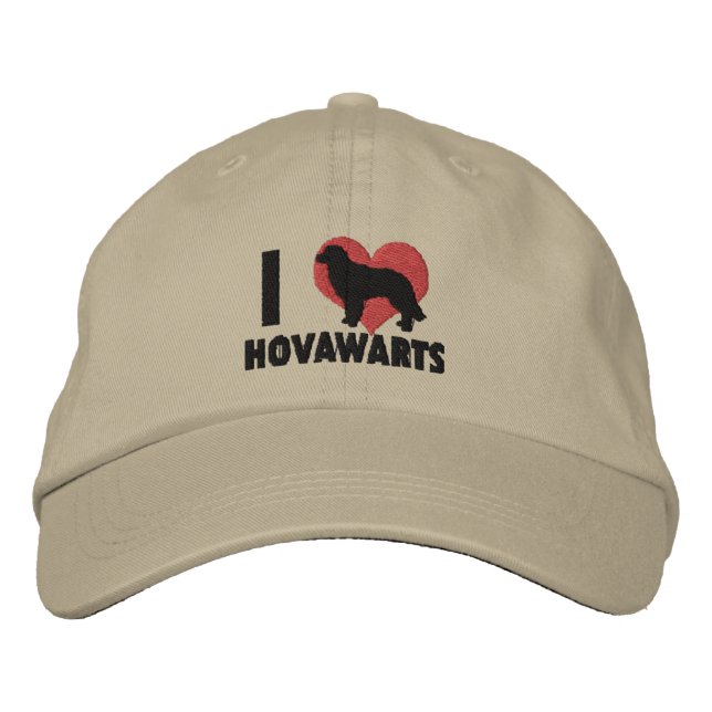 I Love Hovawarts Embroidered Hat (Front)