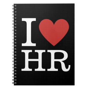 I ❤️ Love HR for Employees CUSTOM Spiral Notebook